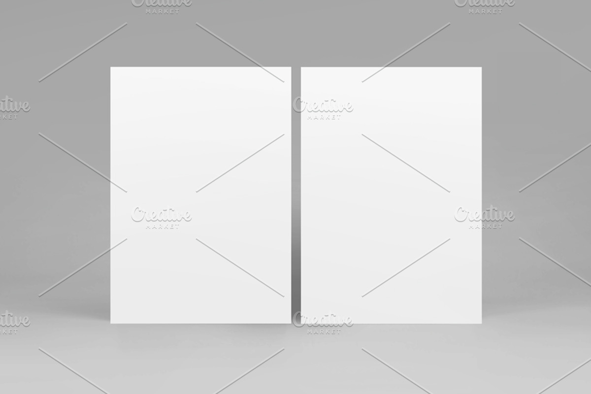A6-A5 Flyer Mockup, a Print Template by Formelier (Photo 5 of 5)