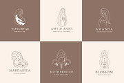 Motherhood logo CANVA & AI, a Branding & Logo Template by Alisovna (Thumbnail 2 of 8)