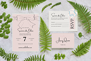 Pink Bow Wedding Invitation Suite, a Stationery Template by Little Creative Scribbles (Thumbnail 3 of 7)