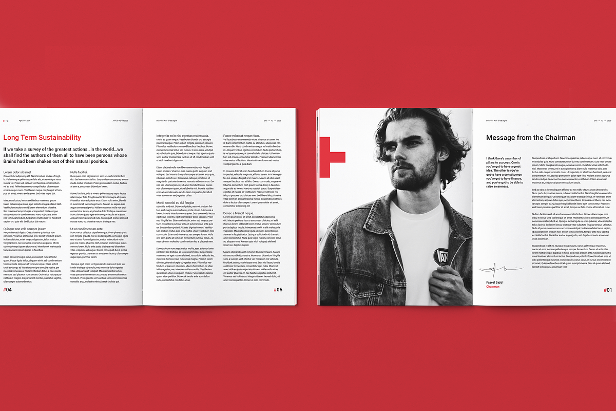 Annual Reports, a Brochure Template by BOXKAYU (Photo 5 of 17)