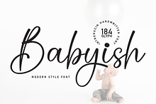 Babyish | Script Font