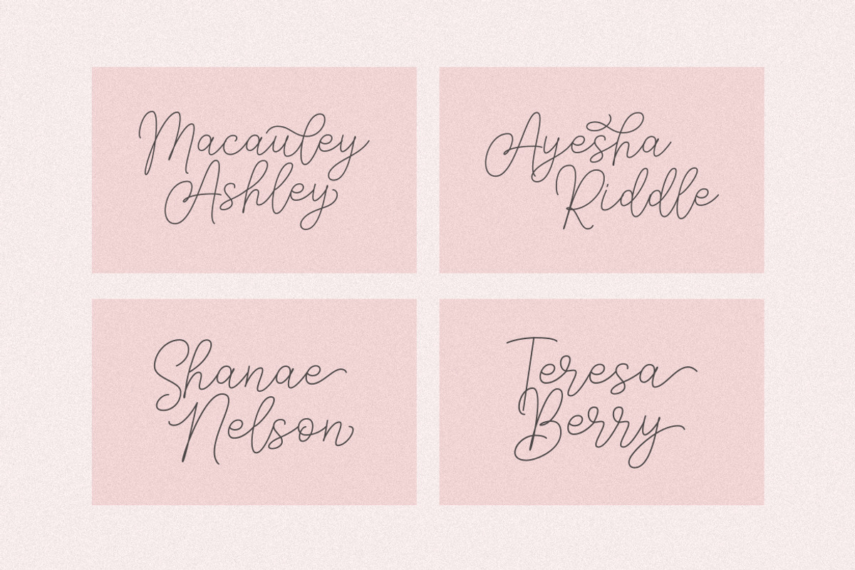 Andien Nidya - Script & Sans preview 5