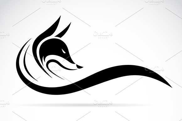 Vector Of A Fox Design. Animal