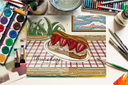 DESSERT Color By Number, a Print Template by Thursdaypaper (Thumbnail 2 of 5)
