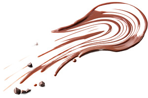 chocolate liquid smear, a Food & Drink Photo by itakdalee