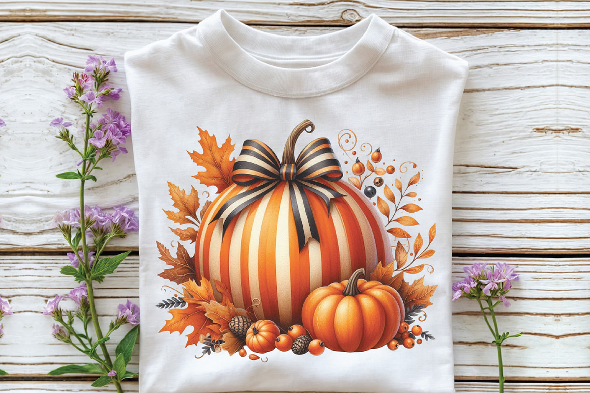 Fall Pumpkin Coquette Bows Clipart, an Illustration by CraftArtStudio (Photo 4 of 6)
