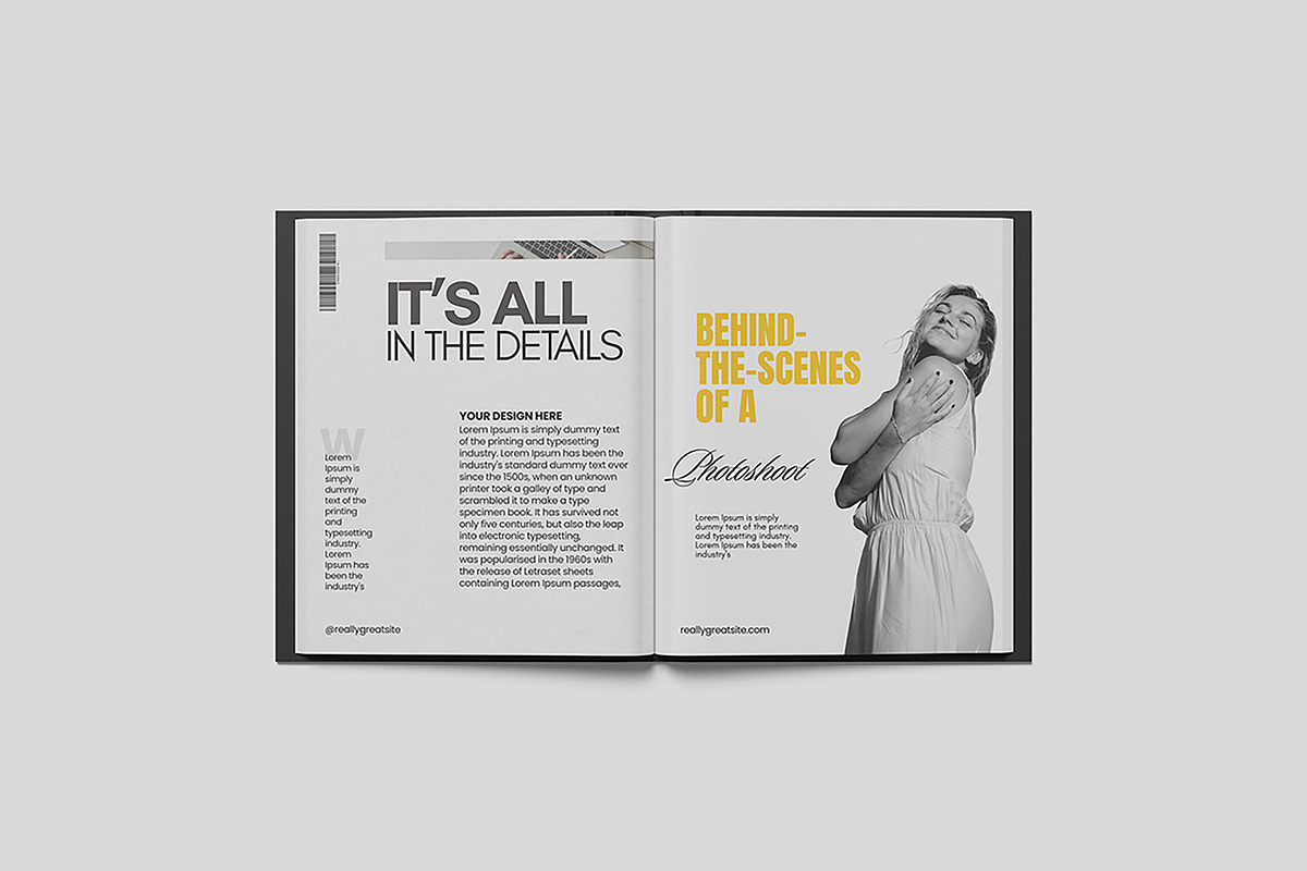 Magazine Book Mockup, a Books & Magazine Mockup by Difa Design (Photo 3 of 5)