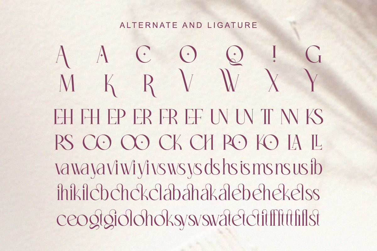 Mysgiah - Modern Feminine Serif, a Serif Font by Qweera Studio (Photo 10 of 12)
