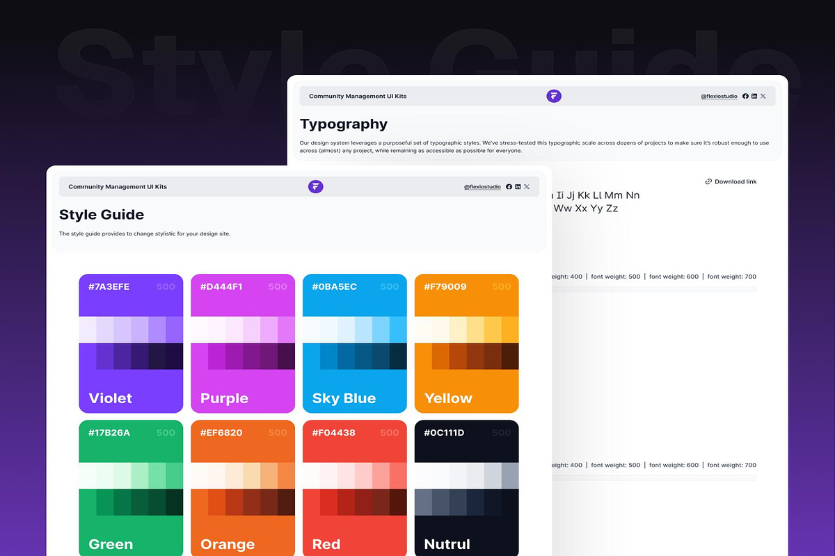AI Community Learning UI Kits, an UI Kit Template by Lumina_ui_ux202 (Photo 2 of 5)