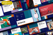 Brianna - Business Google Slide Temp, a Presentation Template by Dens Creative Studio (Thumbnail 1 of 6)