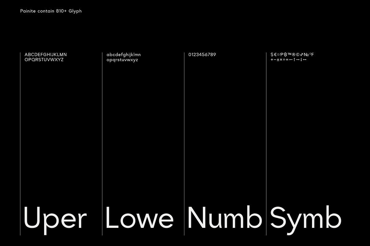 Painite - Future Sans, a Sans Serif Font by Jehoo Creative (Photo 6 of 11)