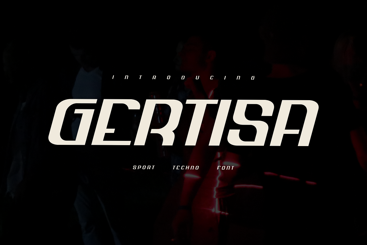 Gertisa Font, a Sans Serif Font by ponuppo (Photo 1 of 3)