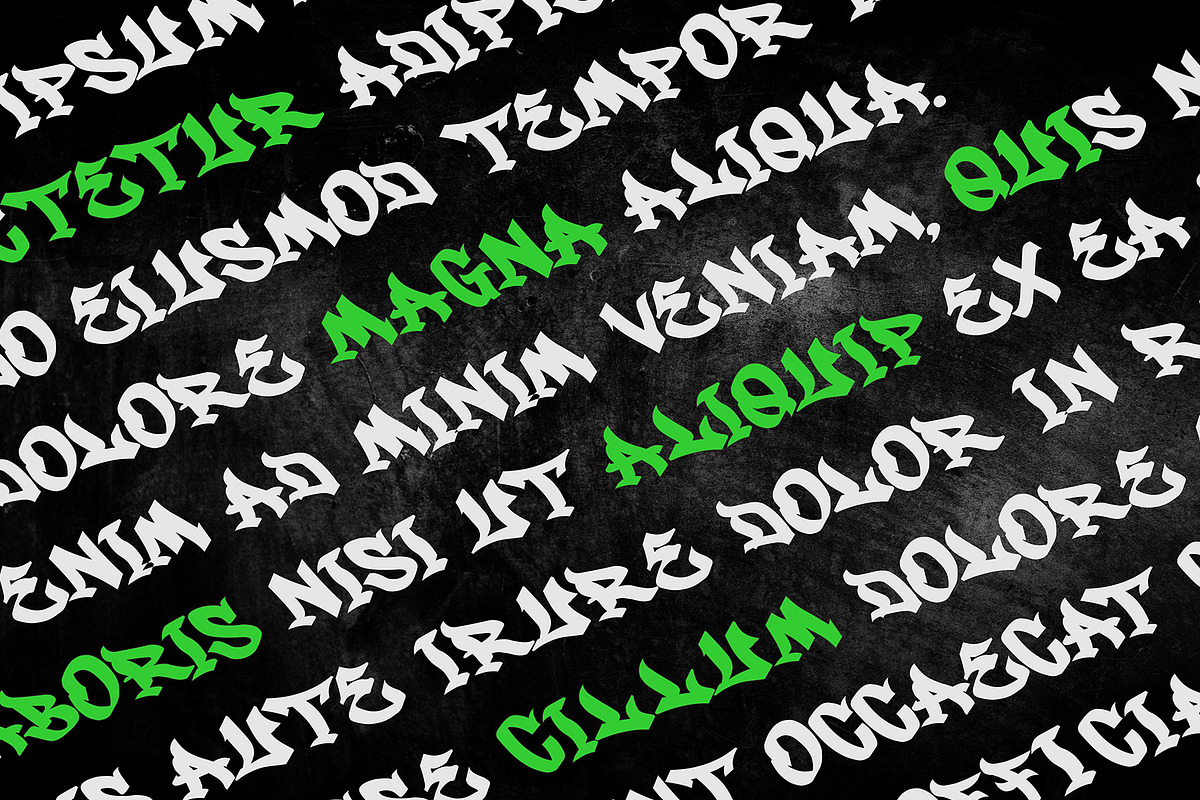 Loxer - Awesome Monoline Graffiti, a Serif Font by asfgraphics (Photo 5 of 7)
