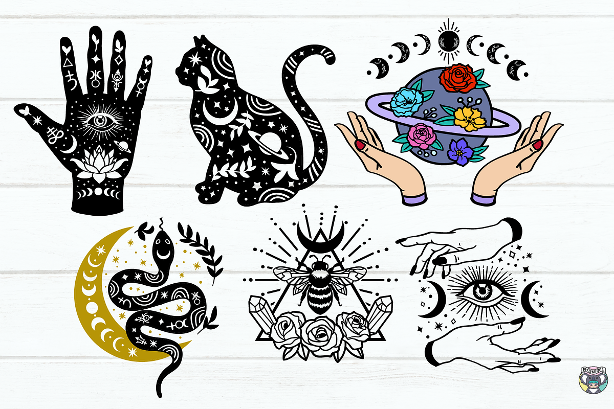 Halloween svg Bundle, Mystical svg, an Object Graphic by HeyLenaArts (Photo 3 of 6)