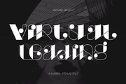 Virtual Leading Font, a Serif Font by 177Studio (Thumbnail 1 of 8)