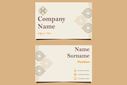 Natural Floral Business card, a Marketing Template by sekitarief (Thumbnail 1 of 3)