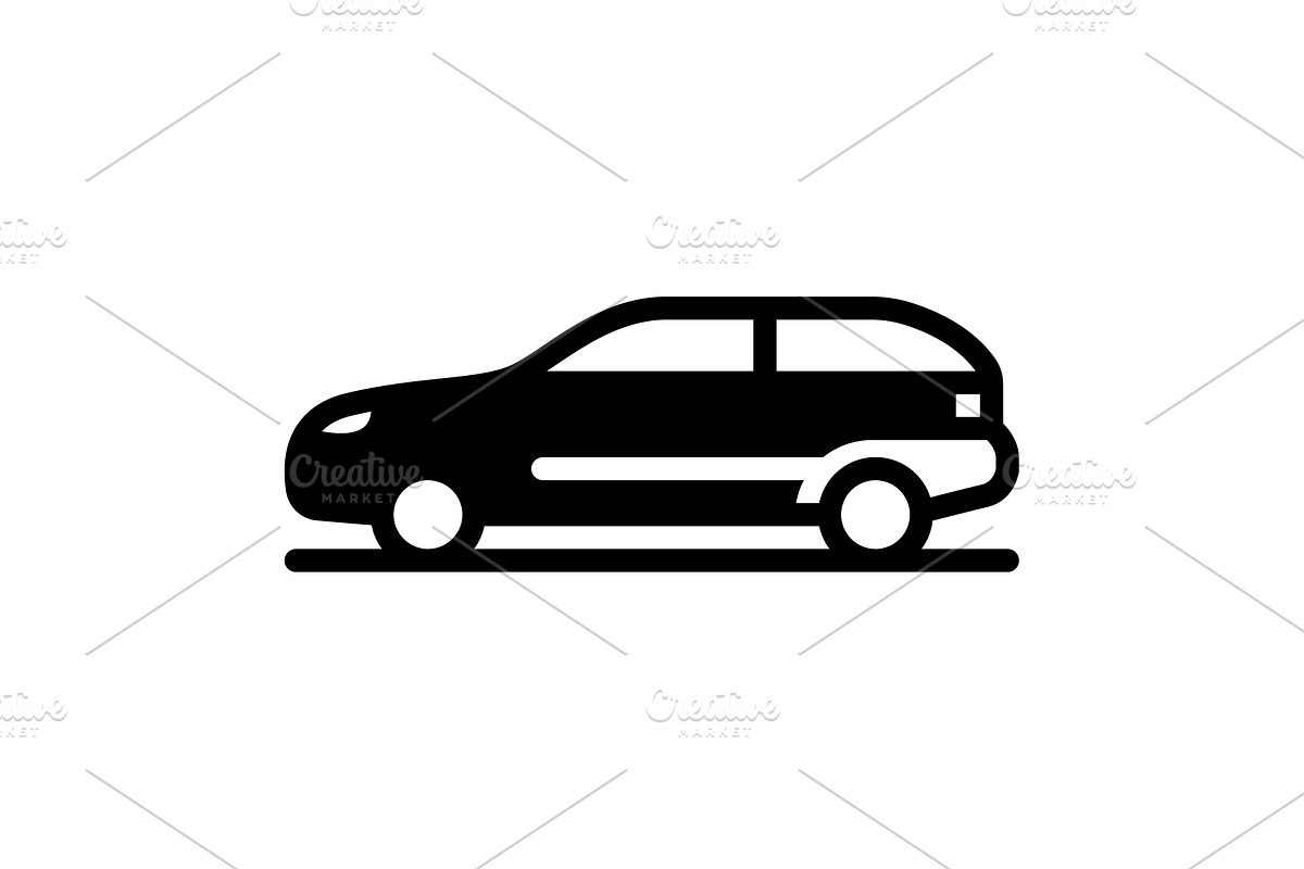 Car transport solid icon, a Solid Icon by Creative priyanka