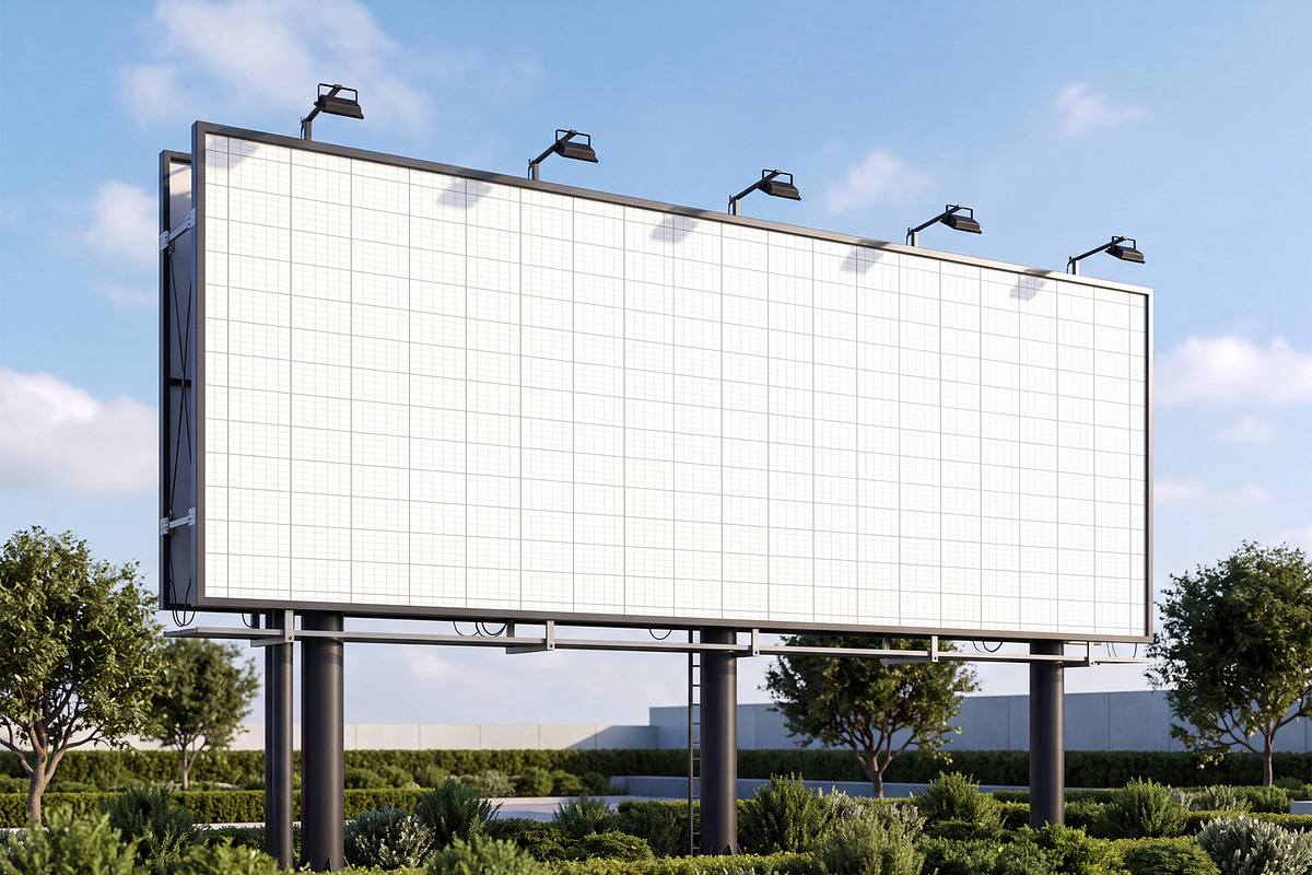 Highway Advertising Billboard Mockup, an Advertising Mockup by graphypix (Photo 3 of 4)