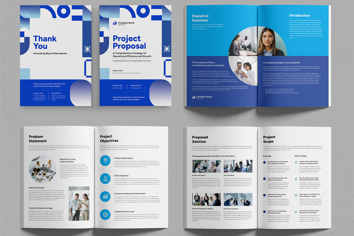 Project Proposal Template preview 2