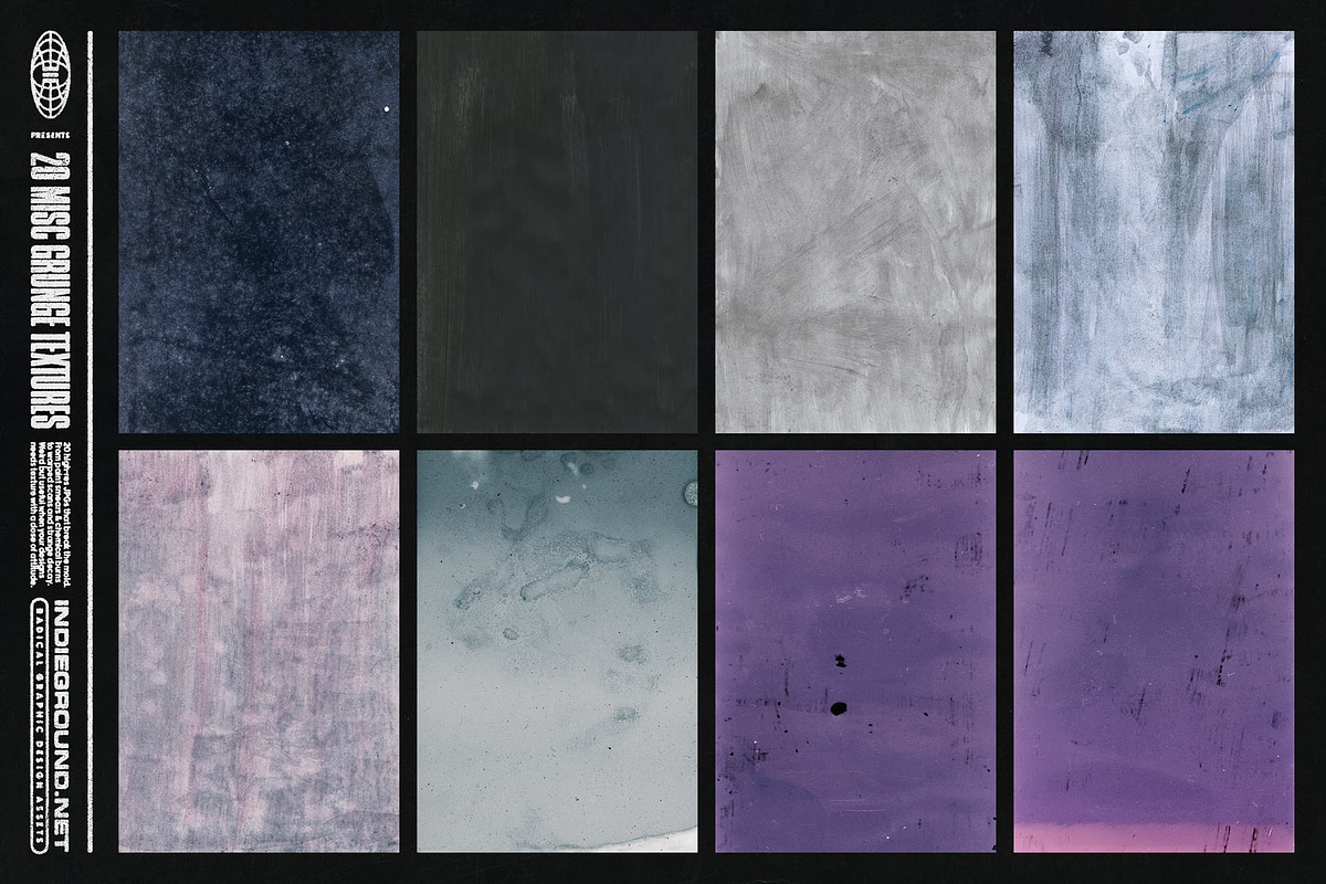 Grunge Textures, a Texture Graphic by Indieground Design Inc. (Photo 22 of 23)
