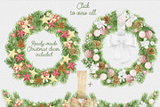 Christmas Creator Pack Watercolor, a Decorative Illustration by NataliVA (Thumbnail 4 of 13)