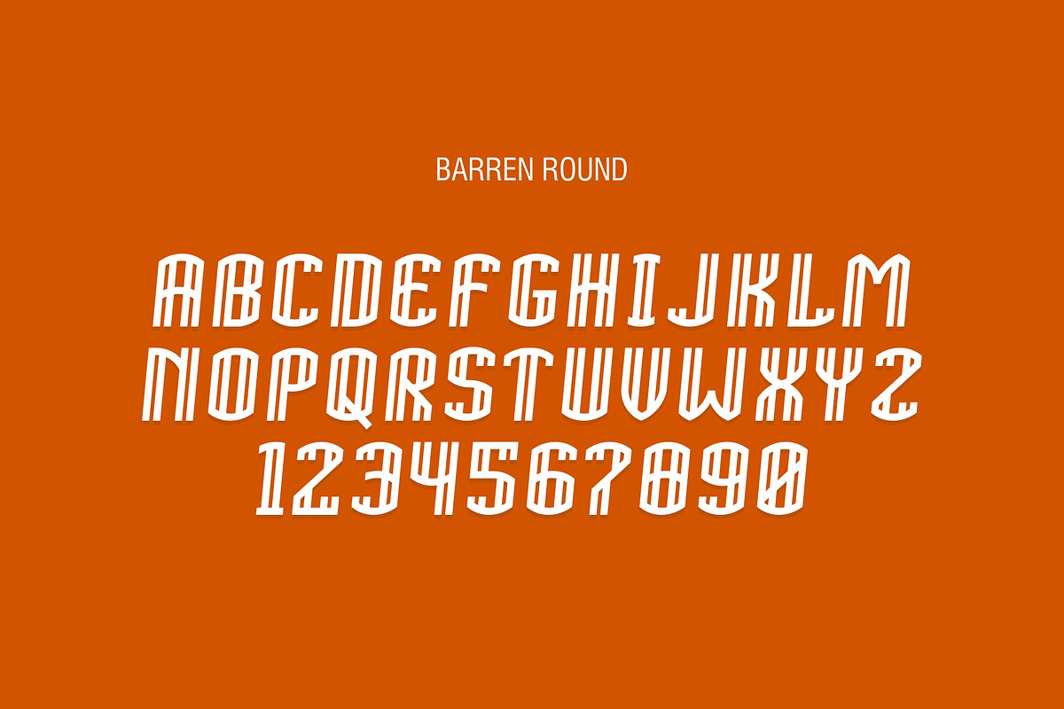 BARREN TYPEFACE preview 3