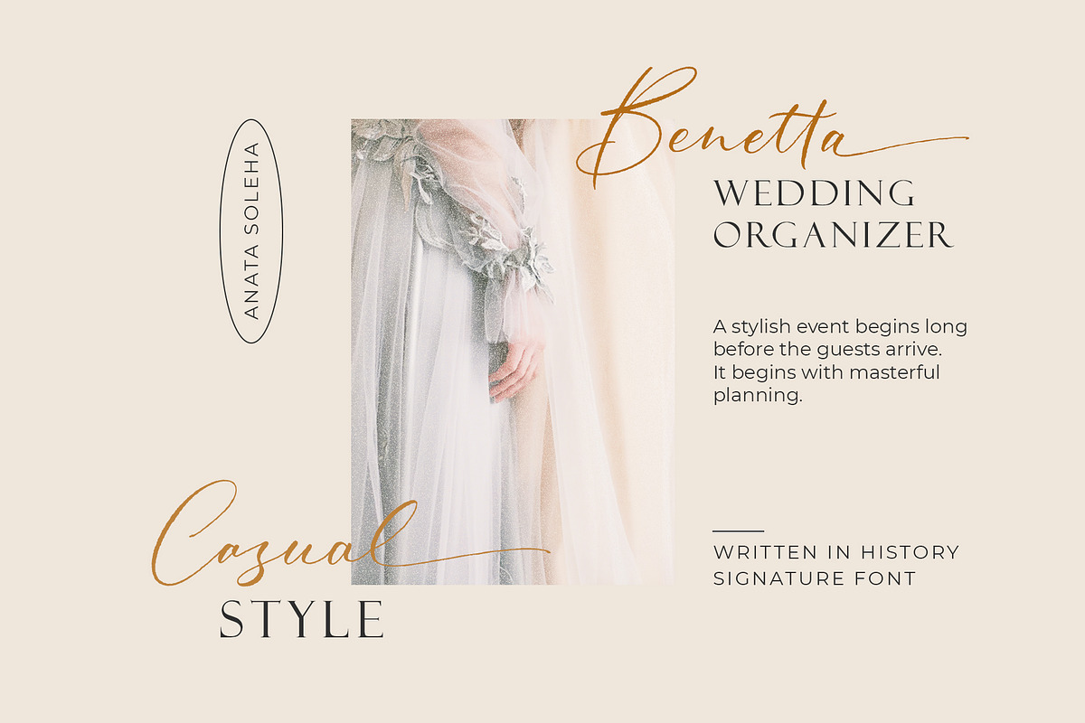 Written in History // Signature Font, a Script Font by Anatadesign (Photo 2 of 10)