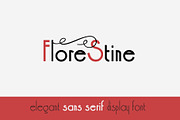 Florestine Sans Serif Font, a Sans Serif Font by DCD Vector Co. (Thumbnail 1 of 3)