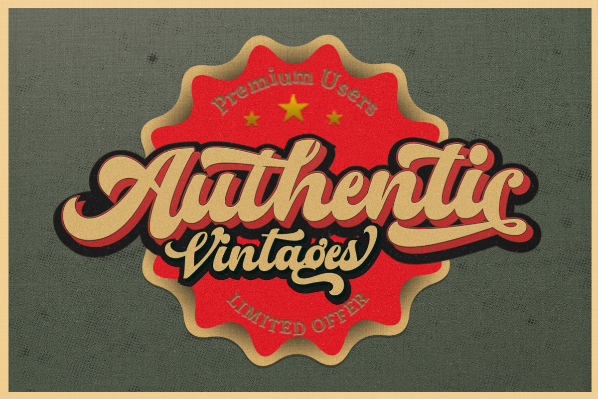 Nigthwel - Retro Font, a Script Font by Picatype Studio (Photo 4 of 9)