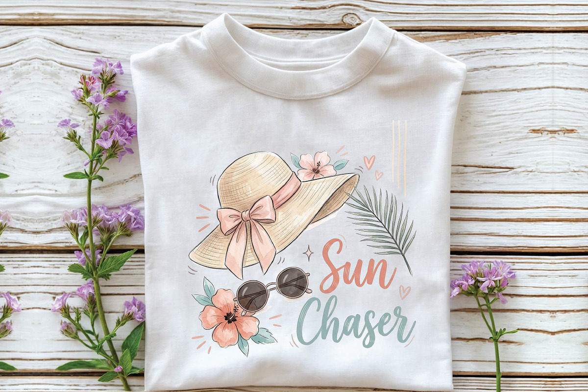 Summer Tropical Sublimation Design, a Seasonal Illustration by DreamPrint404 (Photo 2 of 6)