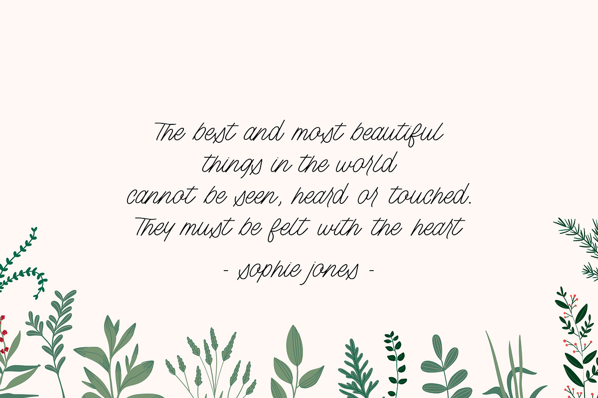 Wander and Bloom Script Font, a Handwritten Font by Lollipop Hand Drawn (Photo 2 of 5)