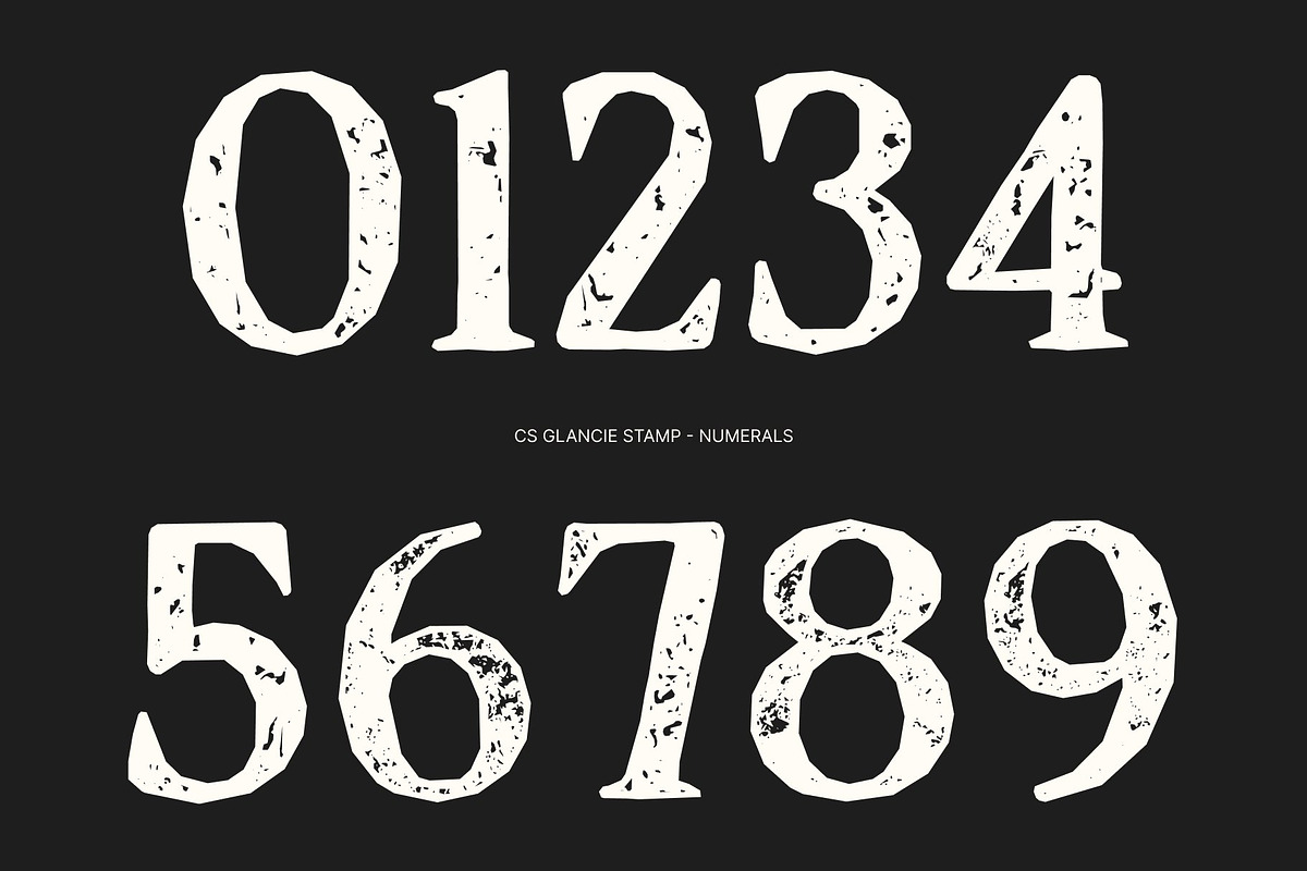CS Glancie Stamp, a Serif Font by Craft Supply Co. (Photo 5 of 8)