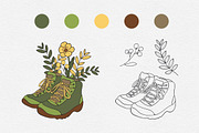 Hiking Adventure Collection, a Brush Add-On by Mari_Caliart (Thumbnail 6 of 10)