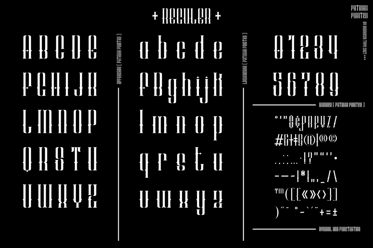 Patinas Pointed, a Serif Font by inumocca_type (Photo 7 of 9)
