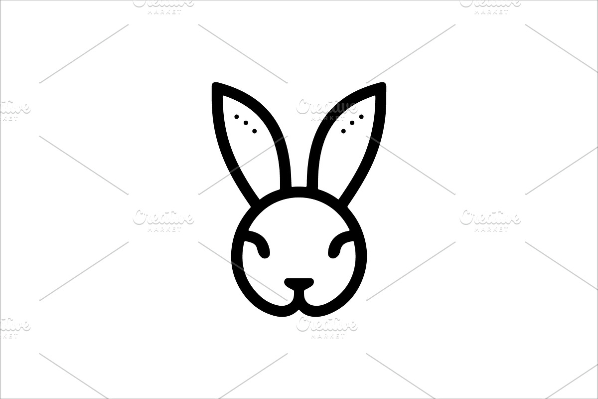 Set of Rabbit line art logo design, a Branding & Logo Template by Vectorium Studio (Photo 3 of 6)