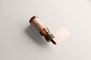 Amber Glass Dropper Bottle Mockups, a Cups & Container Mockup by pmvch (Thumbnail 9 of 20)