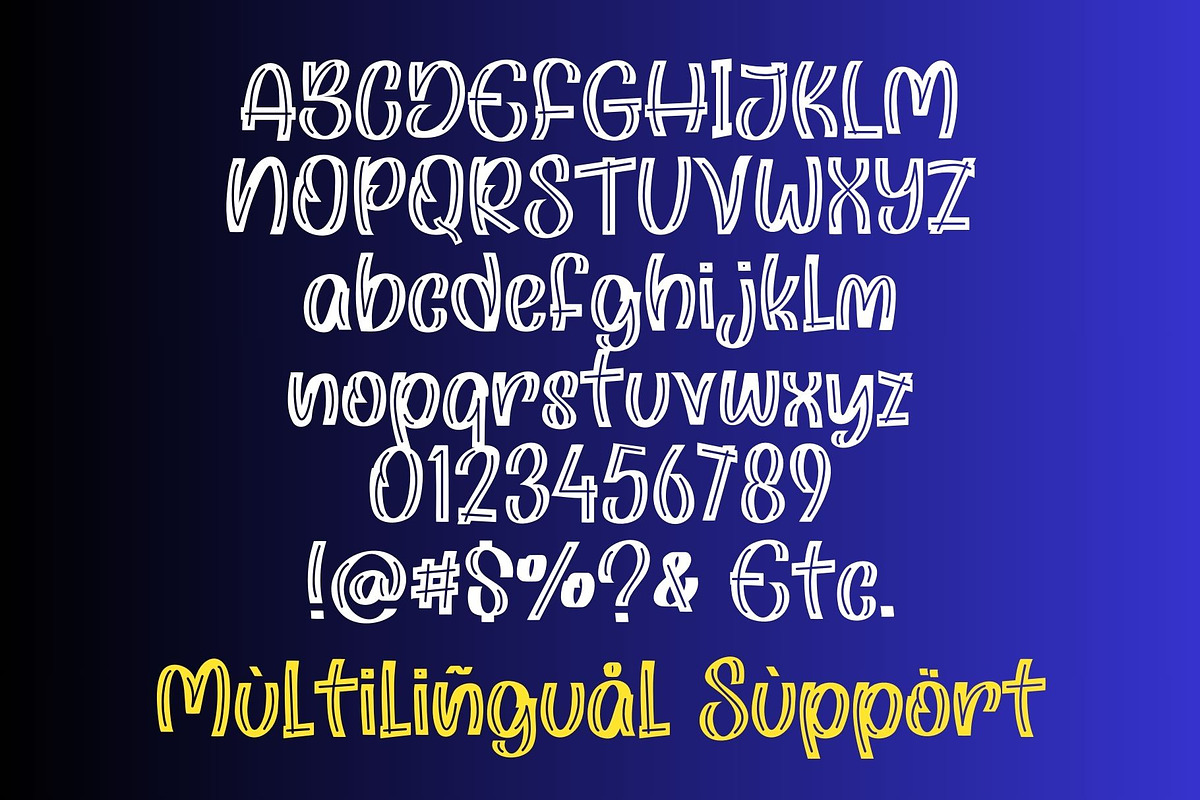 Holizone, a Handwritten Font by Letterafa Studio (Photo 6 of 7)