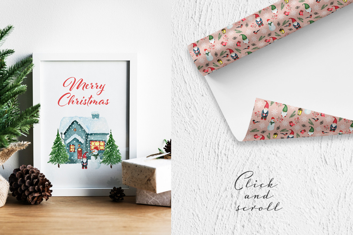 Christmas story. Watercolor set, an Object Graphic by JuliaBadeeva (Photo 3 of 7)