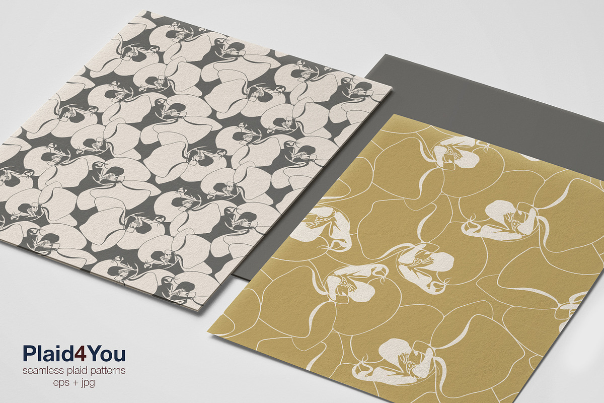Orchid Flower Seamless Pattern, a Pattern Graphic by Plaid4You (Photo 4 of 10)