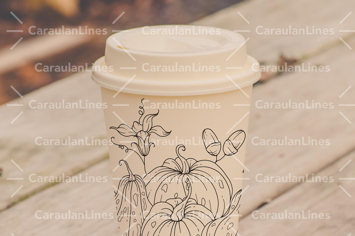 Hand Drawn Pumpkin SVG arrangements, an Object Graphic by CaraulanStore (Photo 7 of 8)