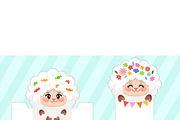 Eid AlAdha Sheep Gift Cards, a Seasonal Illustration by MISS CHATZ (Thumbnail 3 of 3)