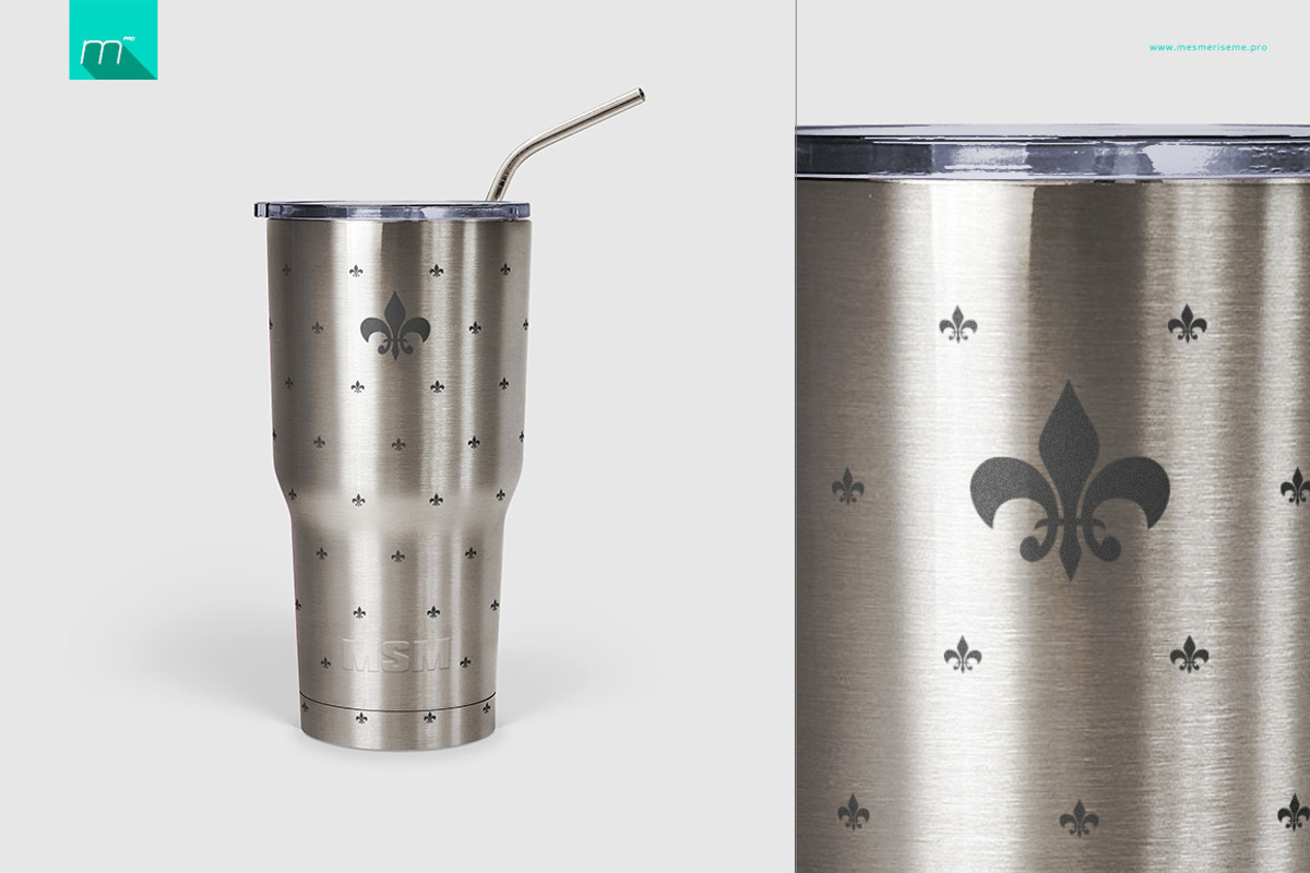 30 oz Stainless Tumbler Mock-up, a Cups & Container Mockup by Mocca Mockups Store (Photo 5 of 7)