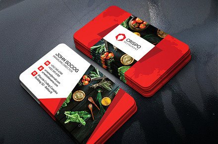 Restaurant Business Card, a Business Card Template by xnorpix