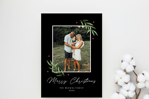 Christmas Card Template CD413