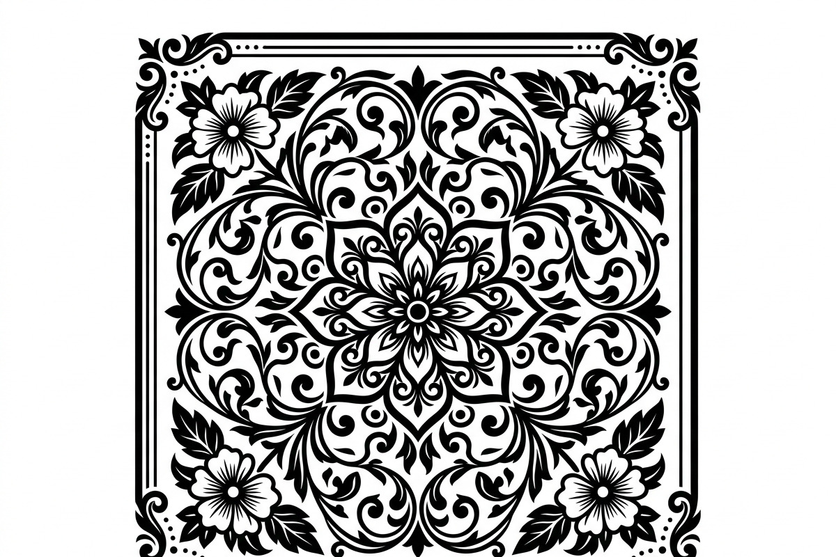 50 Elegant Floral Ornament Bundle, a Decorative Illustration by Amazin_art (Photo 29 of 42)
