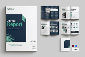 Annual Report Template, a Brochure Template by Cleffon_Graphic_Studio