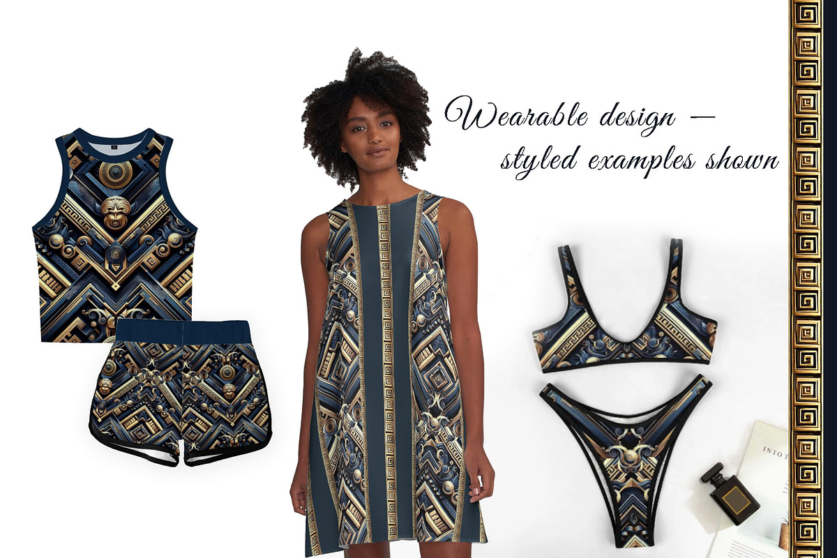 Luxurious Art Deco & Baroque Pattern, a Texture Illustration by ARSCOR (Photo 3 of 6)