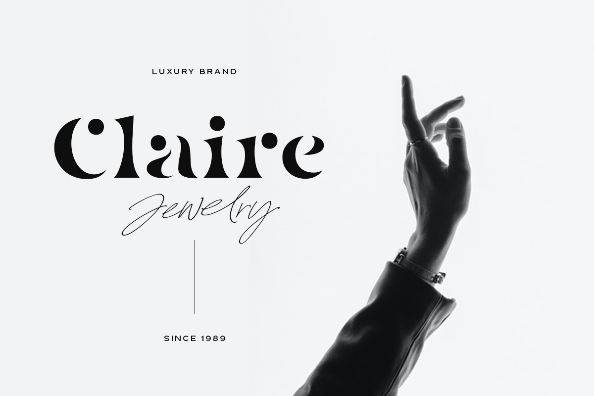 Black Point - Modern Font Duo, a Script Font by Sarid Ezra (Photo 2 of 9)