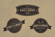 Vintage Badges - 7 Pack, an Object Graphic by Bearded Creative (Thumbnail 4 of 5)