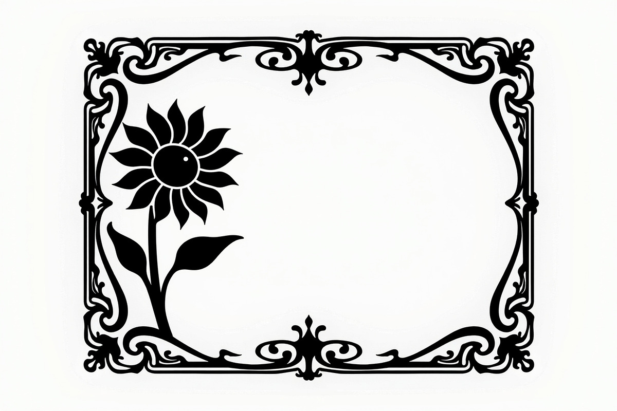 8 Lotus Floral Frame Bundle, an Illustration by Designs_River (Photo 6 of 9)